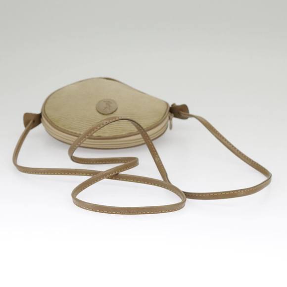 SAINT LAURENT Shoulder Bag Coated Canvas Beige Auth ep6623 - Picture 7 of 16